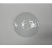 Kitchen Melamine Inc. AL606 Plate Round 6.5`` White 12/96 KMI-AL606