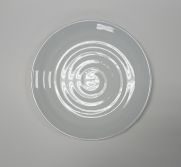 Kitchen Melamine Inc. 3021 Wave Rim Plate 9.5`` Round 6/48 KMI-3021