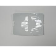 Kitchen Melamine Inc. 707 Rectangle Plate 8'' X 6'' White 6/72 KMI-707