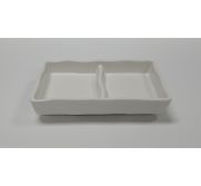Kitchen Melamine Inc. LJP6005W Sauce Dish Tiwn 3.25"x5"white 12/96 KMI-LJP6005W