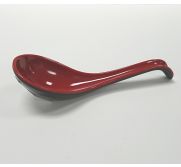 Kitchen Melamine Inc. LWP-S110-RB Spoon 6.5" Red/Blk 60/480 KMI-LWP-S110-RB