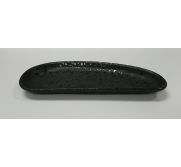 Kitchen Melamine Inc. SK-28116 Sk-Matt Plate 11.5" X4.75" Black 12/48 KMI-SK-28116