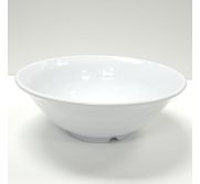 Kitchen Melamine Inc. SK718 Udon Bowl 8" 30 Oz. White 6/24 KMI-SK718