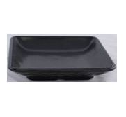 Kitchen Melamine Inc. SK722 Square Dish 5"3-3/4" Black 12/48 KMI-SK722