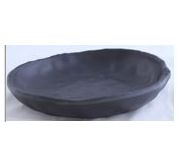 Kitchen Melamine Inc. YG140032 Plate 6.5" Black 10/80 KMI-YG140032