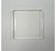 Kitchen Melamine Inc. YG140100W Plate Deep 7-3/4"x7-3/4"white 6/48 KMI-YG140100W