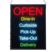 Winco LED-20 Indoor All in One Open LED Sign WINC-LED-20