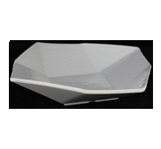 Kitchen Melamine Inc. LNFD-M Plate Square 10-1/2`` White 5/40 KMI-LNFD-M