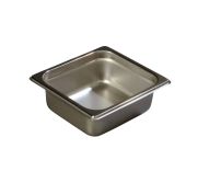 Thunder Group Food Pan 1/6 X 2-1/2" S /S 24 Gauge PAN-EC-1/6-2