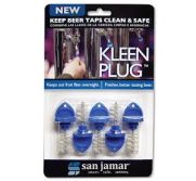 San Jamar KLP200 Kleen Plug Beer Taps 5/Pk SANJ-KLP200