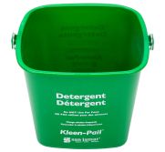 San Jamar KP196GN Pail Soaping Solutions (Green) 6 Qt SANJ-KP196GN