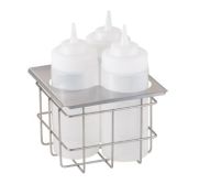 Server Products 86831 Squeeze Bottle Holder Triple Units W/3-Bottles SERP-86831