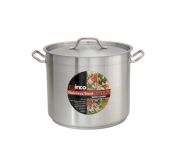 Winco SST-8 Stock Pot S/S 8 Qt. W/ Cover 10'' D 7'' H STOCKPOT-SS-08