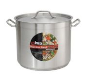 Winco SST-16 Stock Pot S/S 16 Qt. W/ Cover STOCKPOT-SS-16