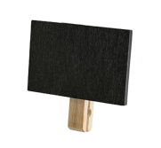 Tablecraft Products BAMCBCP Chalkboard With Clothespin Clip, 3" X 2-7/8", (SELL BY PACK OF 6) TABL-BAMCBCP