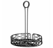 Tablecraft BK2679 Condiment Rack 6.79" Dia Black TABL-BK2679