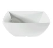 Thunder Group 69005WT Bowl Square 5-1/2" 22 Oz White Melamine TARH-69005WT