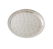 Thunder Group SLCT316 Serving Tray, 16" Dia., Round, Stainless Steel TARH-SLCT316