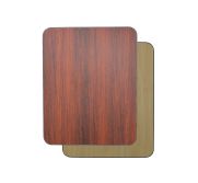 Tanho TRV-M/N-3042 Table Top Sq 30" X 42", Mahogany/Natural Wood TBTP-SQ-3042