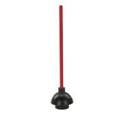 Winco TP-300 Plunger 19" Wood Handle Red WINC-TP-300
