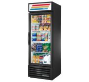 True GDM-23-HC~TSL01 Ref 1-Dr Hinge Glass 27" Led Black Hydrocarbon TRUE-GDM-23-HC-LD-BLK