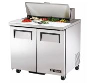 True TSSU-36-08 Cold Table 36" l 8-Pan, Hydrocarbon TRUE-TSSU-36-8-HC