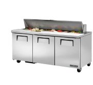 True TSSU-72-18-HC Cold Table 72"l 18-Pan, Hydrocarbon TRUE-TSSU-72-18-HC