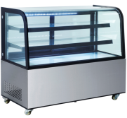 Ultra® Bakery Showcase,Refrigerated S/S Curve Front 72" ULTRA-RBS-CV-6S