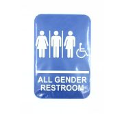 WINCO SGNB-608 Sign "restroom Gender Neutral" W/Braille WINC-SGNB-608