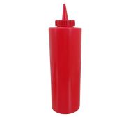 WINCO PSB-12R Squeeze Bottle 12 Oz Red WINC-PSB-12R