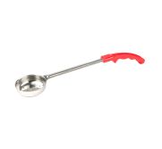 Winco Spoon/Ladle 2 Oz Perforated Red Handle WINC-FPP-2