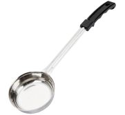 Thunder Group SLLD006A Spoon/Ladle 6 Oz Solid Black Handle TARH-SLLD006A