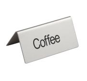 Update International TS-CFE Tent Sign "coffee" S/S UPDA-TS-CFE