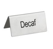 Update International TS-DEC Tent Sign "Decaf" S/S UPDA-TS-DEC