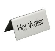 Update International TS-HWT Tent Sign "Hot Water" S/S UPDA-TS-HWT