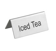Update International TS-ITE Tent Sign "Iced Tea" S/S UPDA-TS-ITE