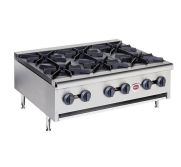 Wells HDHP-3630G Hot Plate 6-Burner Nat/Lp WELL-HDHP-3630G
