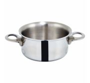 Winco DCCR-3S Mini 3.75" Casserole, S/S 15 Oz,tri-Ply WINC-DCCR3S